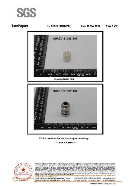 중국 ZHEJIANG HONGXIANG CONNECTOR MANUFACTURING CO.,LTD. 인증